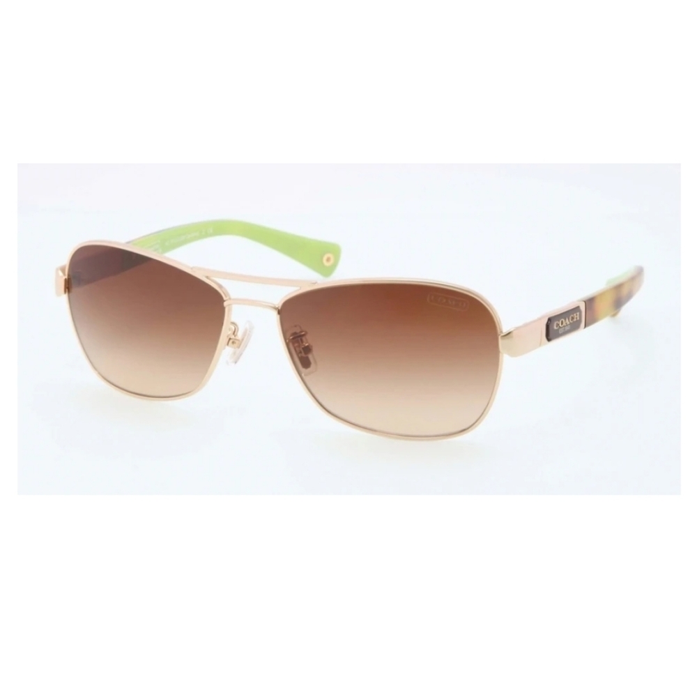 Coach caroline aviator style sunglasses NWOT
